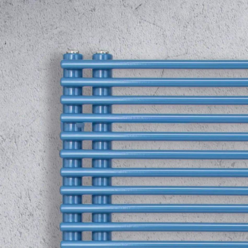 Podgrzewacz do ręczników ze stali węglowej z systemem elektrycznym - Orzeszki ziemne Viadurini