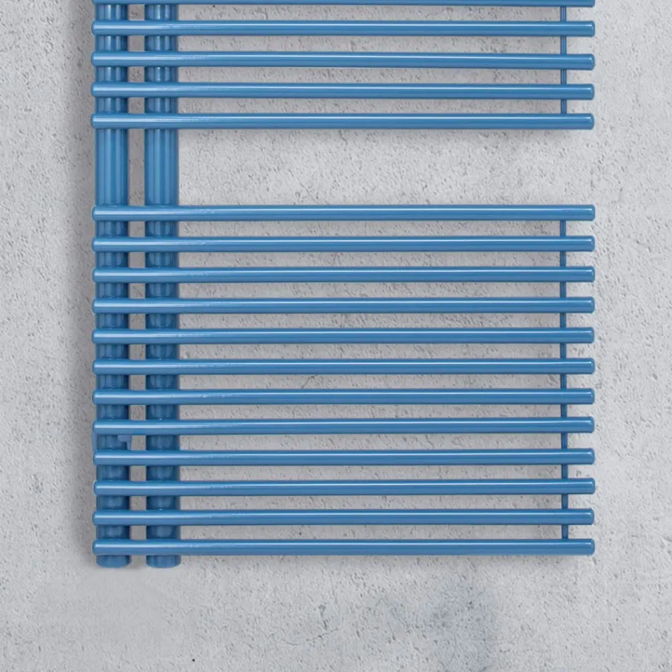 Podgrzewacz do ręczników ze stali węglowej z systemem elektrycznym - Orzeszki ziemne Viadurini