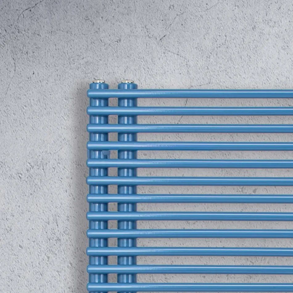 Podgrzewacz do ręczników ze stali węglowej z systemem mieszanym - Orzeszki ziemne Viadurini