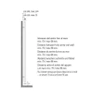 Pojedynczy hydrauliczny podgrzewacz ręczników ze stali węglowej w kolorze rdzy Wyprodukowano we Włoszech - Alan Viadurini