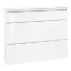 Szafka na buty biała lub antracytowa 3-drzwiowa Zrównoważony design drewna - Emanuelito Viadurini