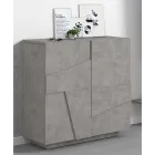 Wewnętrzna szafka na buty z 2 drzwiami z melaminy Made in Italy - Naditza Viadurini