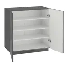 Szafka na buty do salonu z 2 drzwiami z melaminy Made in Italy - Popilio Viadurini