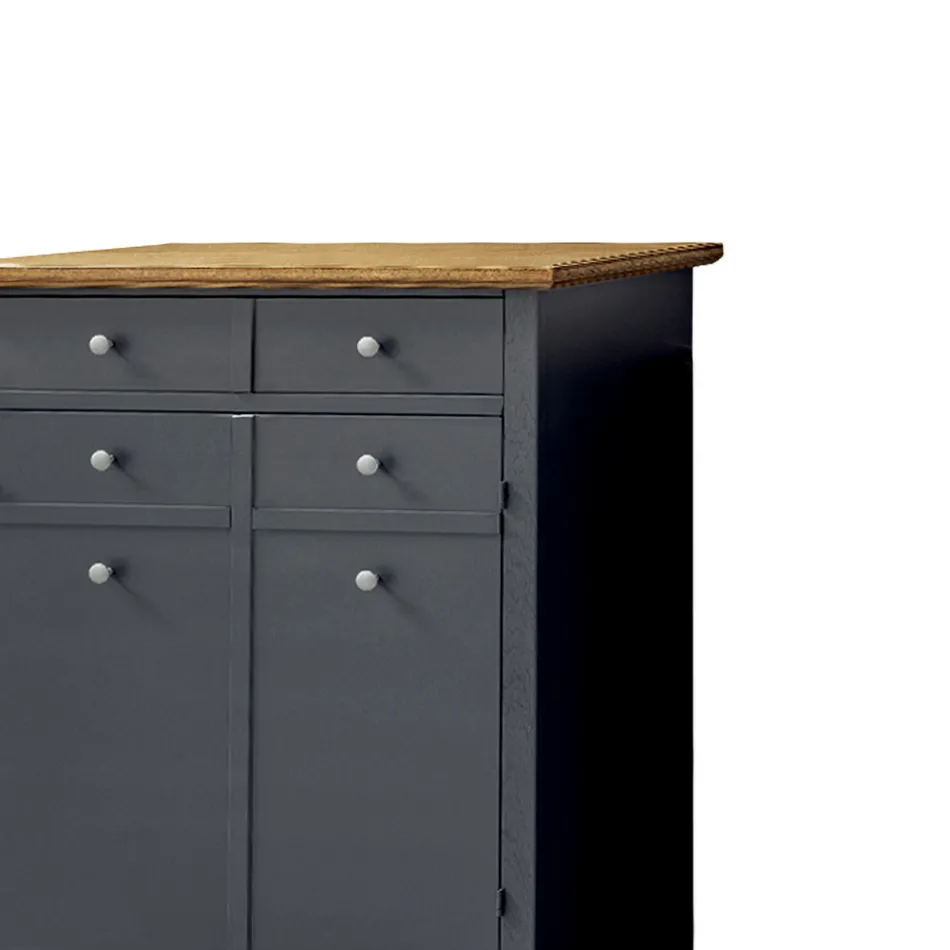 Stojak na buty z drewna fornirowanego Toulipier Wyprodukowano we Włoszech - Visnus Viadurini