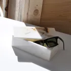 Marmurowe pudełko na okulary Made in Italy - Kenna Viadurini