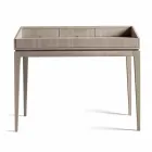 Nowoczesny design biurko z drewna orzechowego, W 105 x D 65 cm, Acario Viadurini