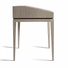 Nowoczesny design biurko z drewna orzechowego, W 105 x D 65 cm, Acario Viadurini