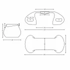 Nowoczesne biurko do biura wykonane we Włoszech, Telese Viadurini