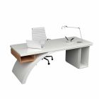 Drewniane biurka i Adamantx® Bridge, wykonane we Włoszech Viadurini