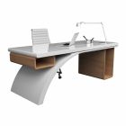 Drewniane biurka i Adamantx® Bridge, wykonane we Włoszech Viadurini