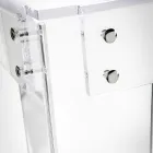 Przezroczyste biurko z pleksi o nowoczesnym designie Made in Italy - Vichy Viadurini