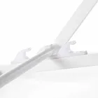 Leżak zewnętrzny z aluminium z siedziskiem z tkaniny Textilene, 4 sztuki - Kailua Viadurini