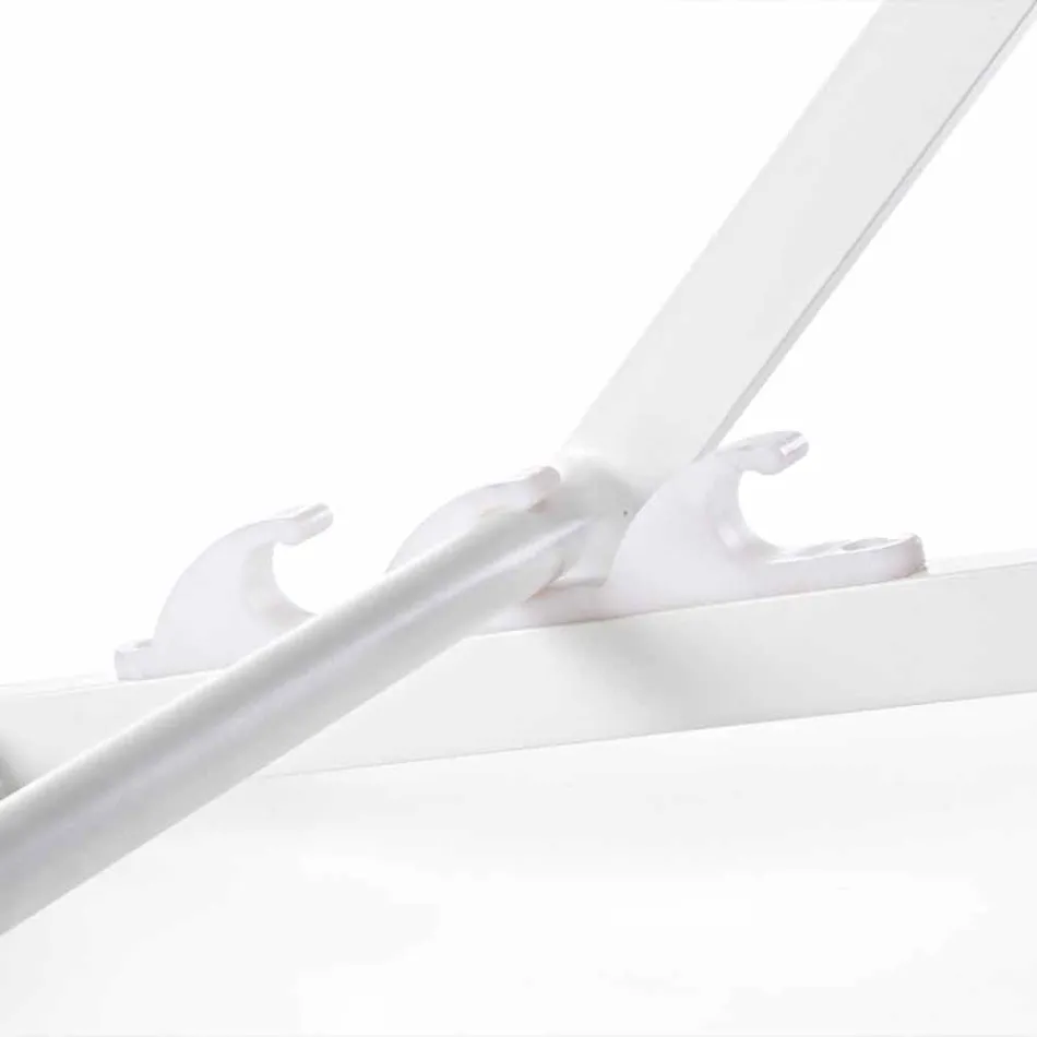 Leżak zewnętrzny z aluminium z siedziskiem z tkaniny Textilene, 4 sztuki - Kailua Viadurini