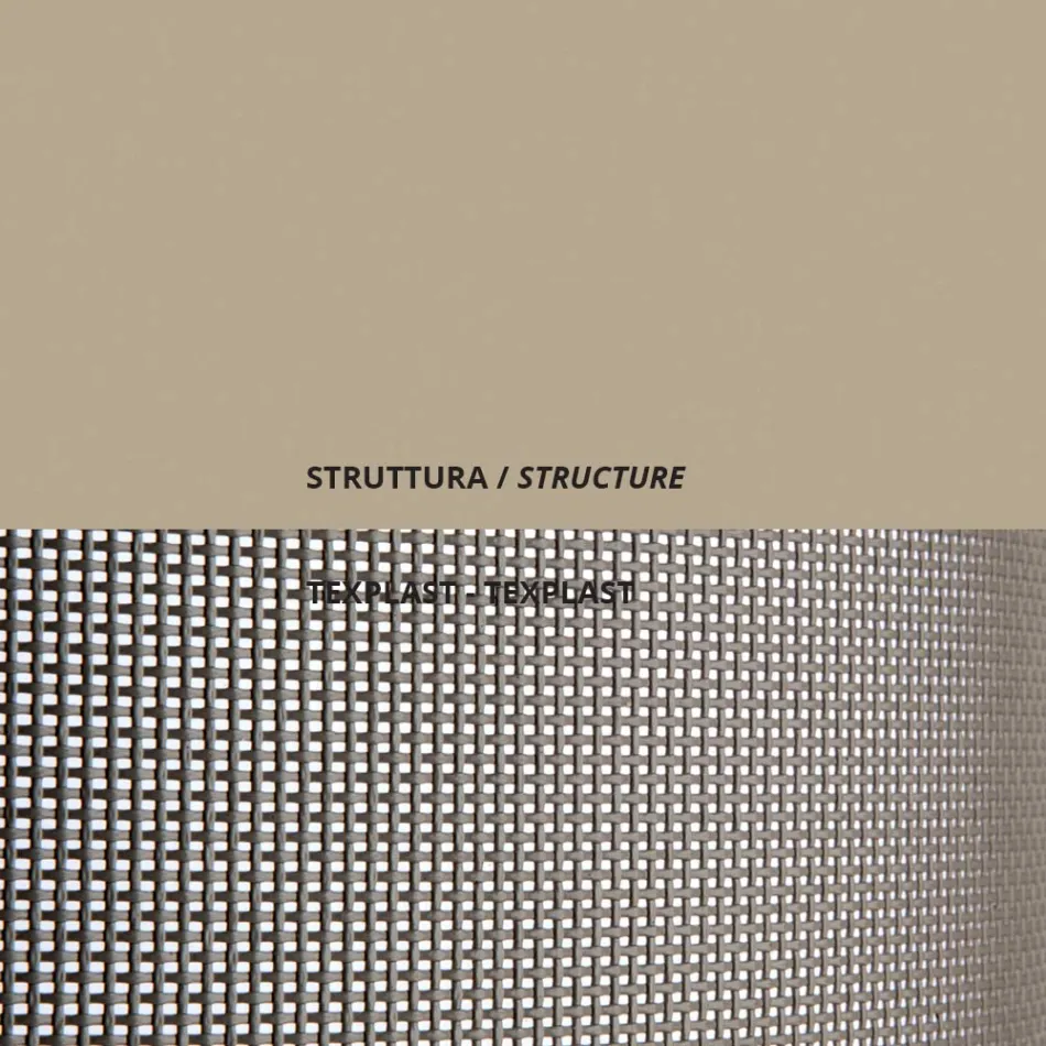 Składany leżak ogrodowy ze stali ocynkowanej Made in Italy, 2 sztuki - Hobbit Viadurini