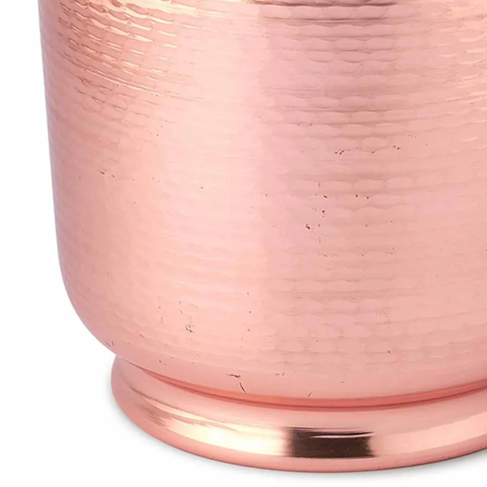 Projekt Ice Bucket Wine z polerowanej miedzi lub zieleni 20 cm - Gennarino Viadurini