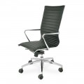 Krzesło biurowe wysokie z kółkami i ergonomiczną poduszką obrotową - Filanna