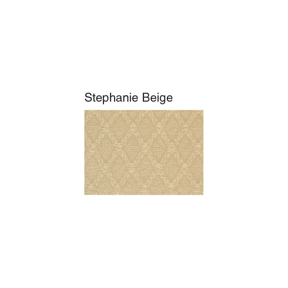 Klasyczne krzesło z drewna i siedzisko z tkaniny Made in Italy - Baptiste Viadurini