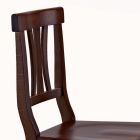 Klasyczne krzesło z litego drewna bukowego Made in Italy - Claudie Viadurini