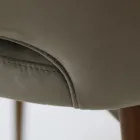 Krzesło z całkowicie tapicerowanym siedziskiem i oparciem Made in Italy - Adria Viadurini