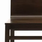 Krzesło o strukturze jesionu i muszli dębowej Made in Italy - Emilia Viadurini