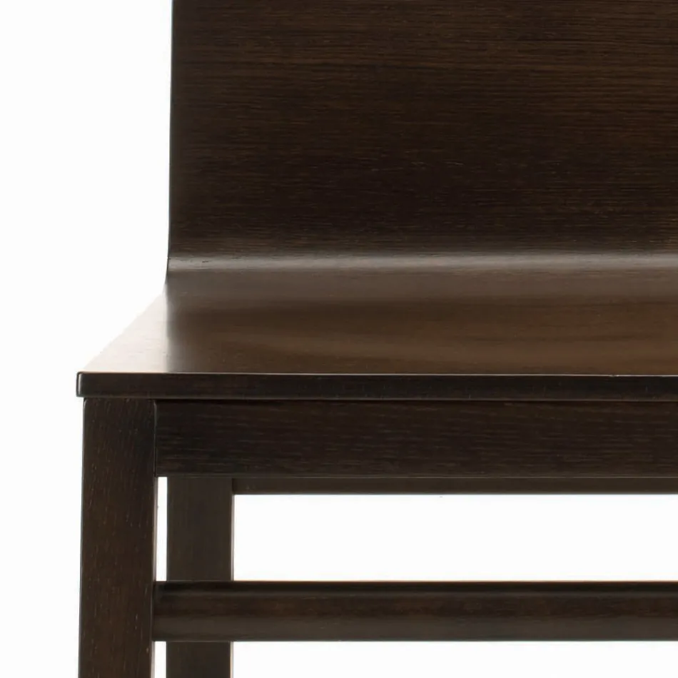 Krzesło o strukturze jesionu i muszli dębowej Made in Italy - Emilia Viadurini