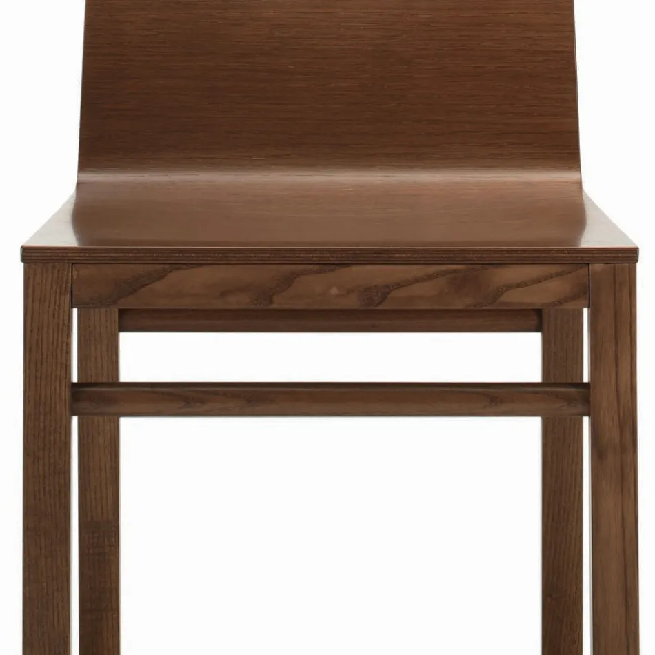 Krzesło o strukturze jesionu i muszli dębowej Made in Italy - Emilia Viadurini