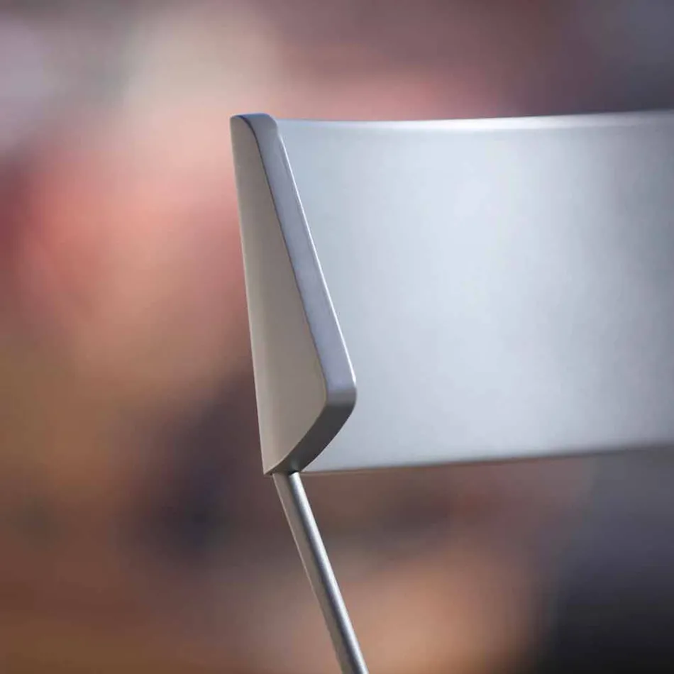 Ręcznie robione krzesło kuchenne z drewna i stali szlachetnej Made in Italy - Granada Viadurini