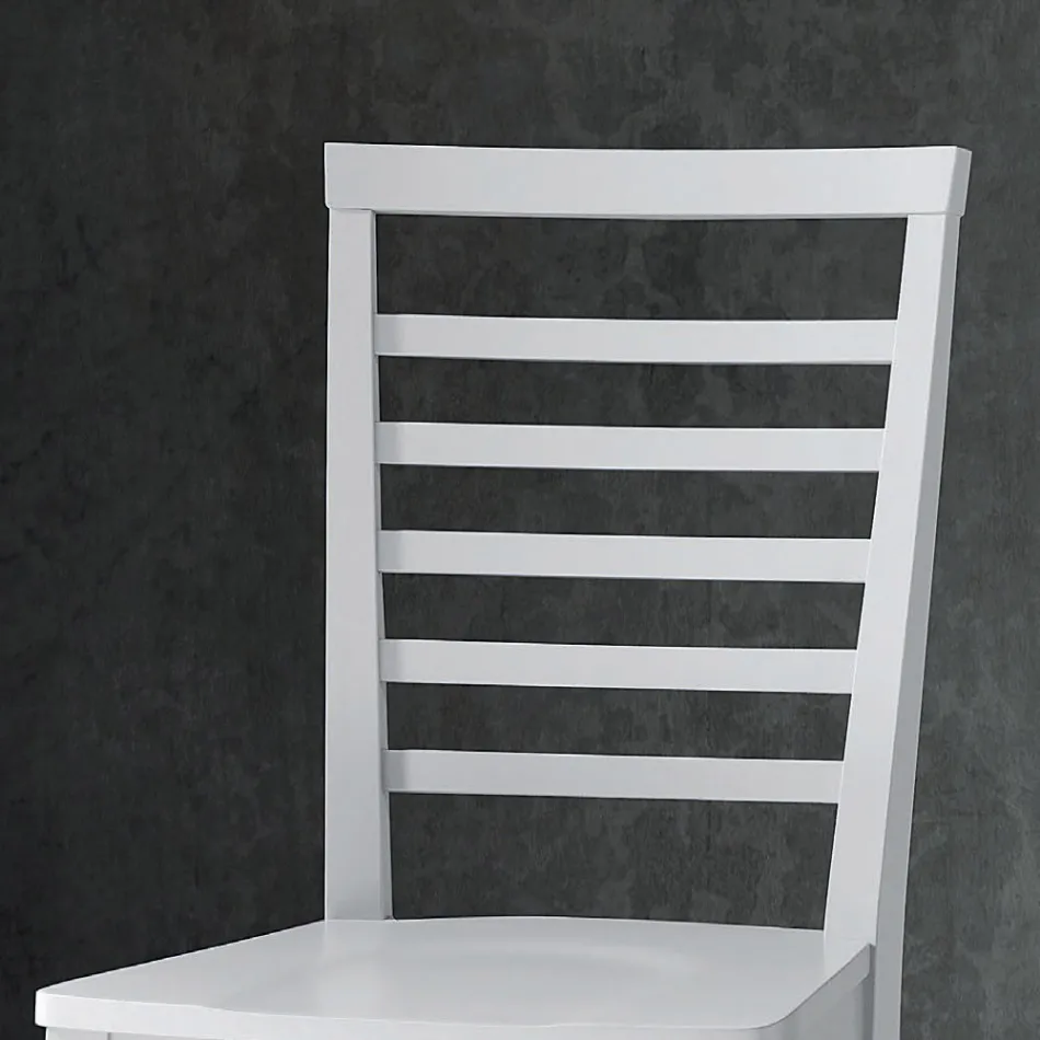 Krzesło kuchenne z litego drewna bukowego we włoskim stylu - Jeanine Viadurini