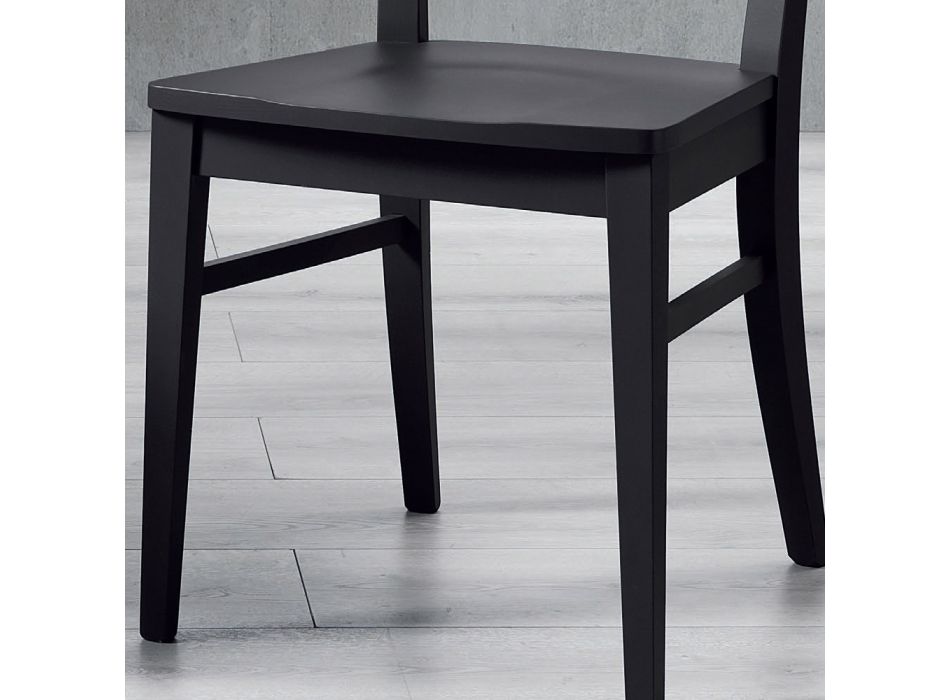 Krzesło kuchenne z litego drewna bukowego Elegancki włoski design - Rosita Viadurini