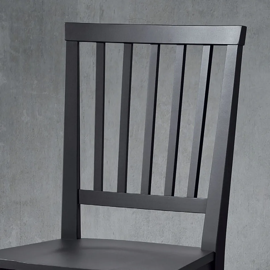 Krzesło kuchenne z litego drewna bukowego Elegancki włoski design - Rosita Viadurini