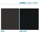 Krzesło kuchenne tapicerowane mikrofibrą Made in Italy, 2 sztuki - Rebecca Viadurini