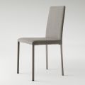 Krzesło kuchenne tapicerowane tkaniną Made in Italy, 2 sztuki - Mawi