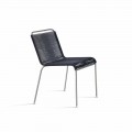 Zaprojektuj krzesło ogrodowe ze stali i sznurka Made in Italy - Madagascar1