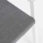 Krzesło ogrodowe Homemotion z możliwością układania w stosy, 4 sztuki - Carina Viadurini