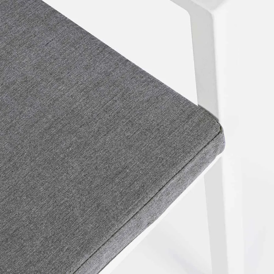 Krzesło ogrodowe Homemotion z możliwością układania w stosy, 4 sztuki - Carina Viadurini