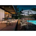 Aluminiowe krzesło do ustawiania w stosy Made in Italy, 2 sztuki - Shyla Viadurini