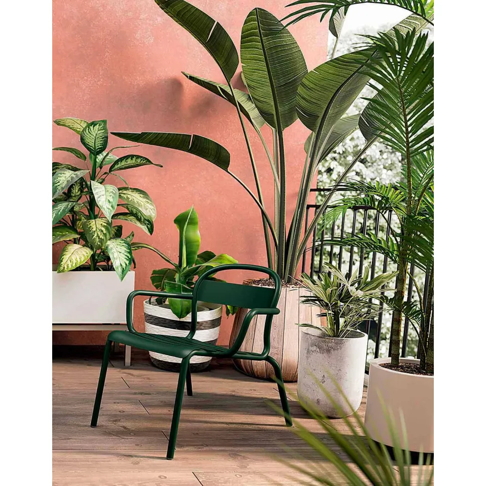 Aluminiowe krzesło do ustawiania w stosy Made in Italy, 2 sztuki - Shyla Viadurini