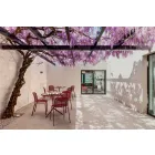 Metalowe krzesło do ustawiania w stosy Made in Italy, 4 sztuki - Prunella Viadurini