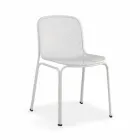 Metalowe krzesło do ustawiania w stosy Made in Italy, 4 sztuki - Prunella Viadurini