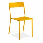 Metalowe krzesło do ustawiania w stosy Made in Italy, 4 sztuki - Xylia Viadurini