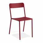 Metalowe krzesło do ustawiania w stosy Made in Italy, 4 sztuki - Xylia Viadurini