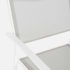 Krzesło ogrodowe do układania w stos w Textilene Homemotion, 6 sztuk - Narcissa Viadurini