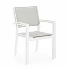 Krzesło ogrodowe do układania w stos w Textilene Homemotion, 6 sztuk - Narcissa Viadurini