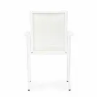 Krzesło ogrodowe z aluminium z podłokietnikami Homemotion - Casper Design Viadurini