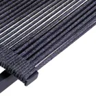 Krzesło zewnętrzne z aluminium, siedzisko i oparcie z liny - szczegóły Viadurini