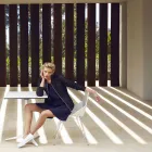 Krzesło zewnętrzne poliwęglanowe i polipropylenowe Faz Vondom Viadurini