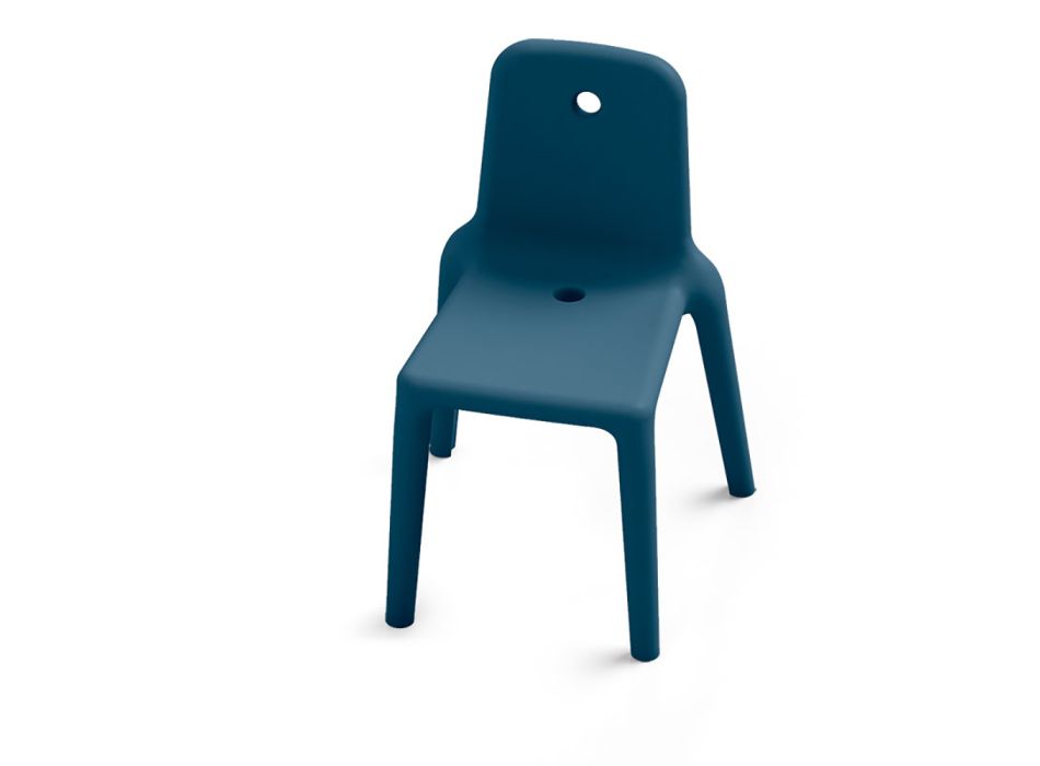 Krzesło ogrodowe z polietylenu 7 kolorów Made in Italy 2 sztuki - Ronnie Viadurini