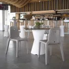 Krzesło ogrodowe z polietylenu 7 kolorów Made in Italy 2 sztuki - Ronnie Viadurini