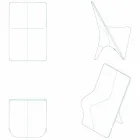 Nowoczesne krzesło ogrodowe Sloo firmy Vondom, z polietylenu Viadurini