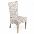 Krzesło ogrodowe z włókna naturalnego autorstwa Kubù - Flavio Viadurini
